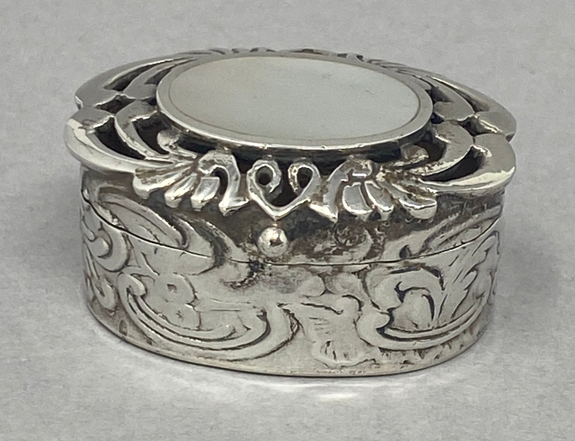 Silver and Mother of Pearl Box