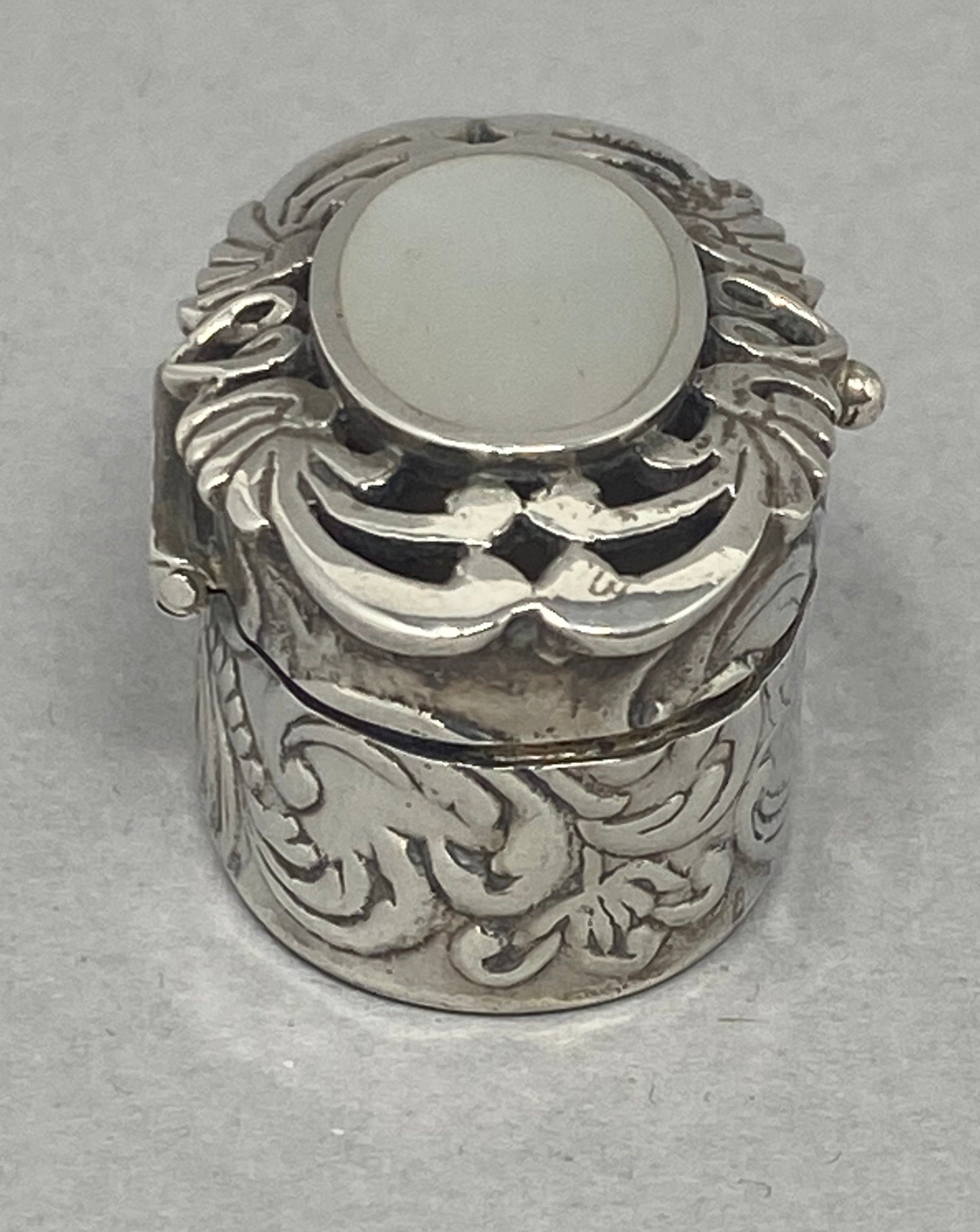 Silver and Mother of Pearl Box