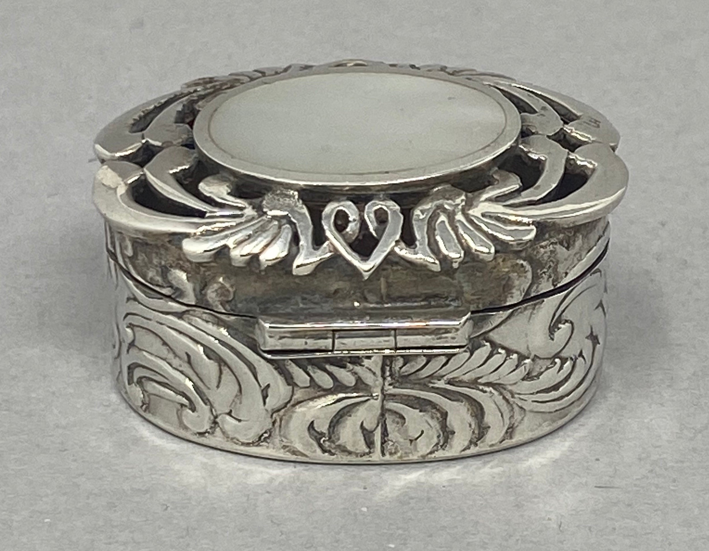 Silver and Mother of Pearl Box