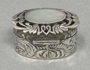 Silver and Mother of Pearl Box