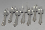 Load image into Gallery viewer, Antique Silver Plated Pastry Set
