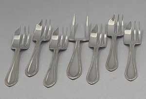 Antique Silver Plated Pastry Set