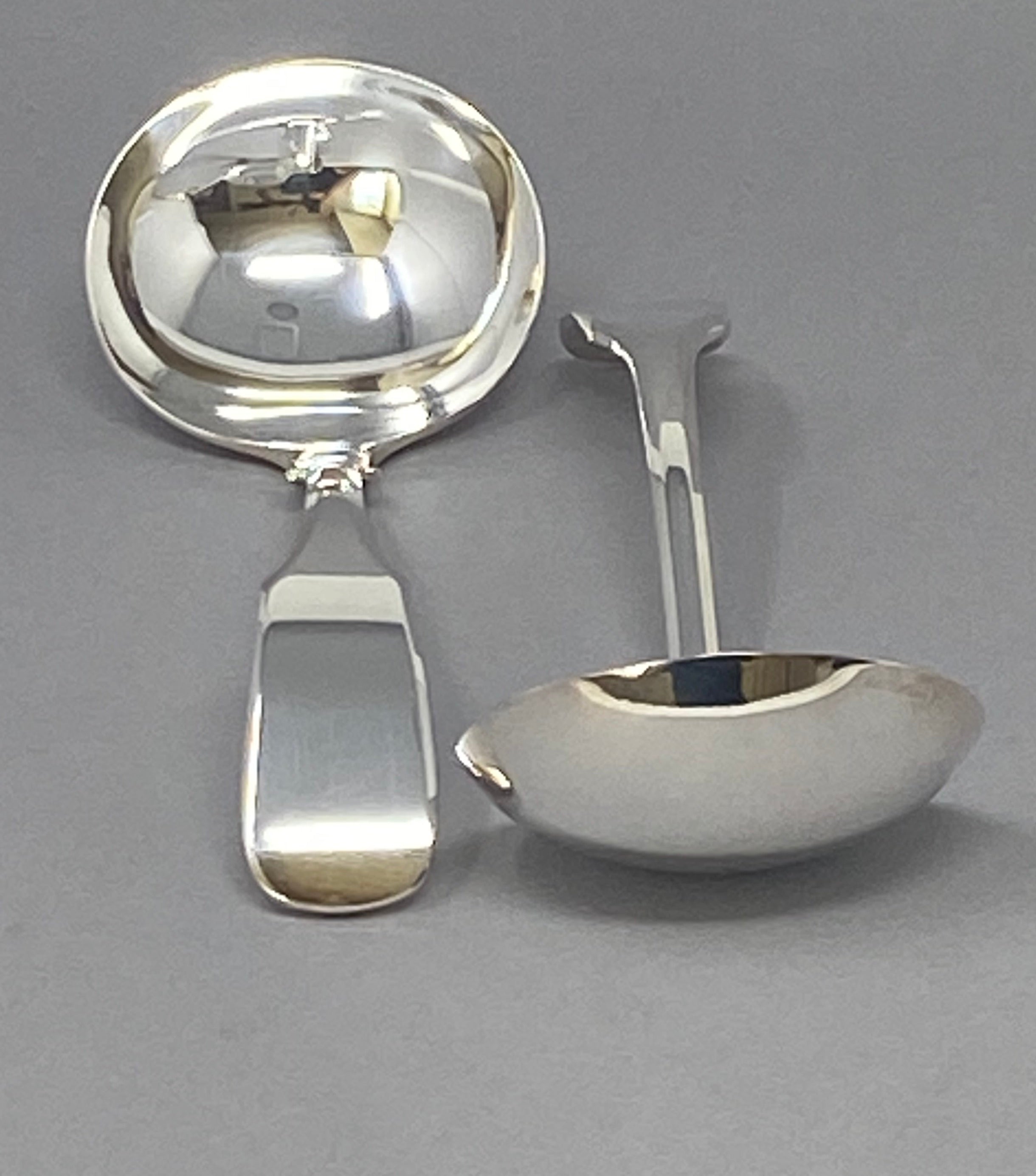 Pair of Antique Silver Plated Sauce Ladles