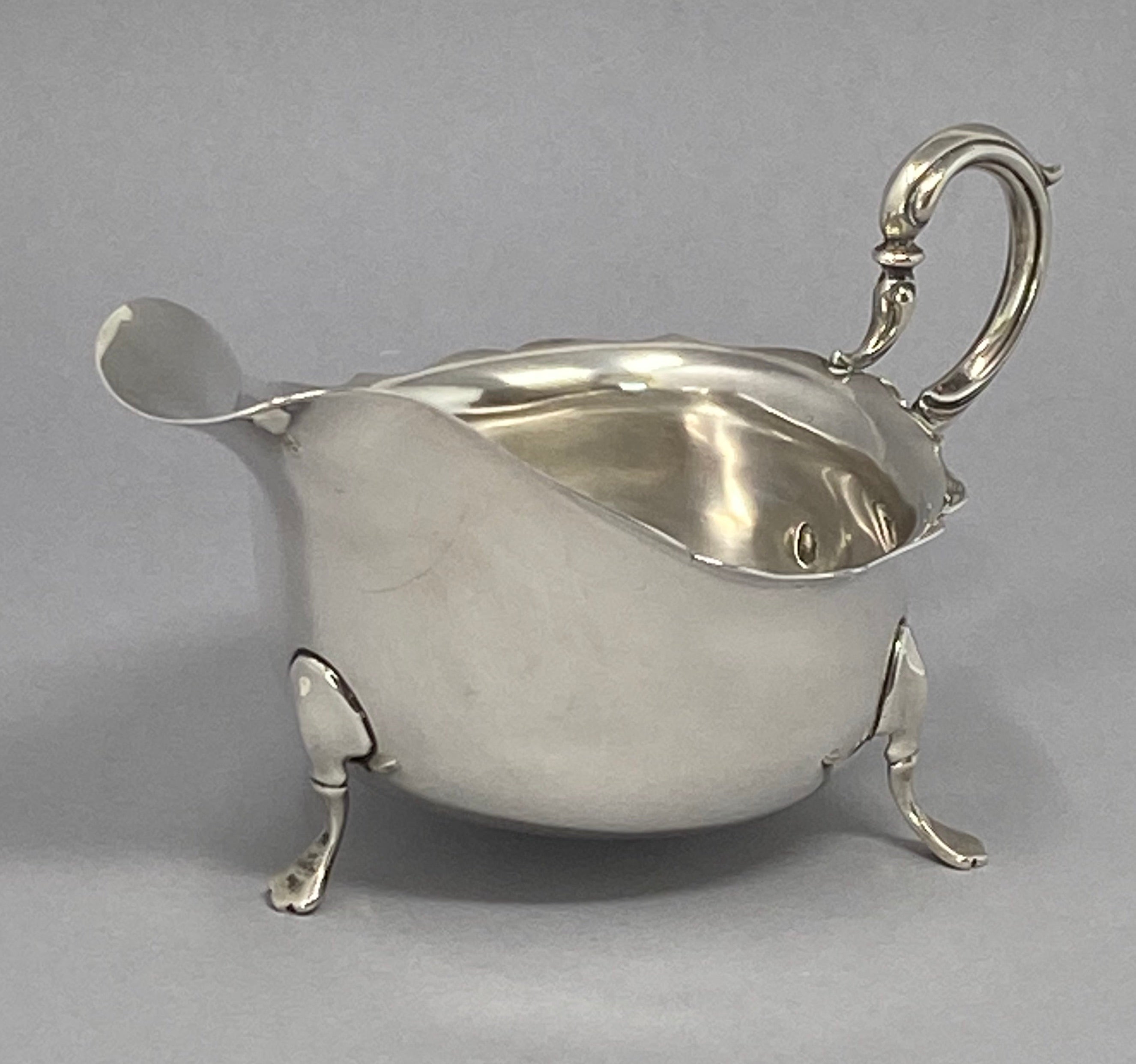 Antique Silver Sauce Boat