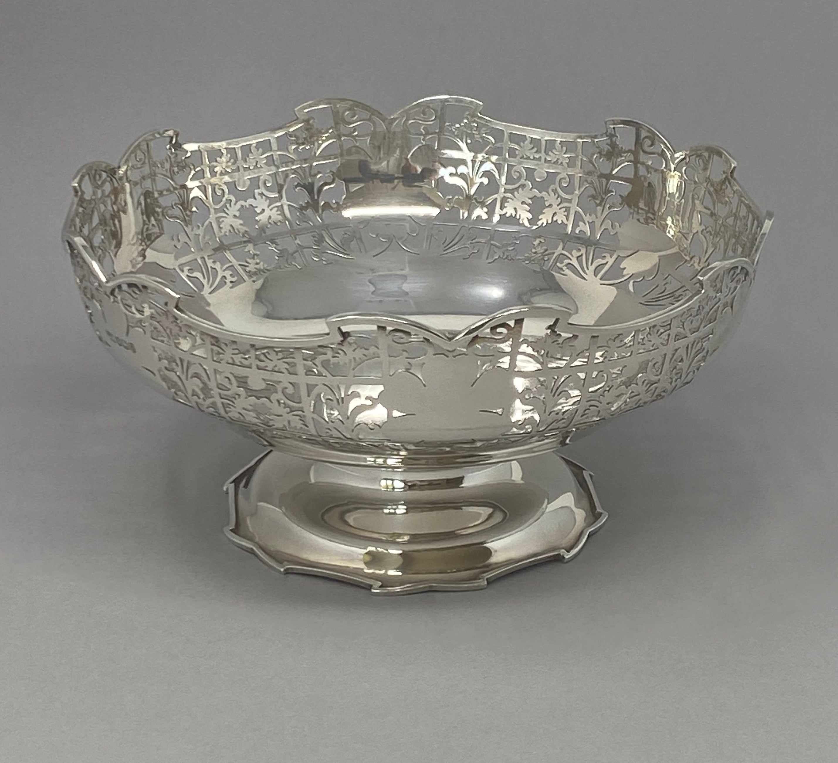 Hand Pierced Silver Bowl