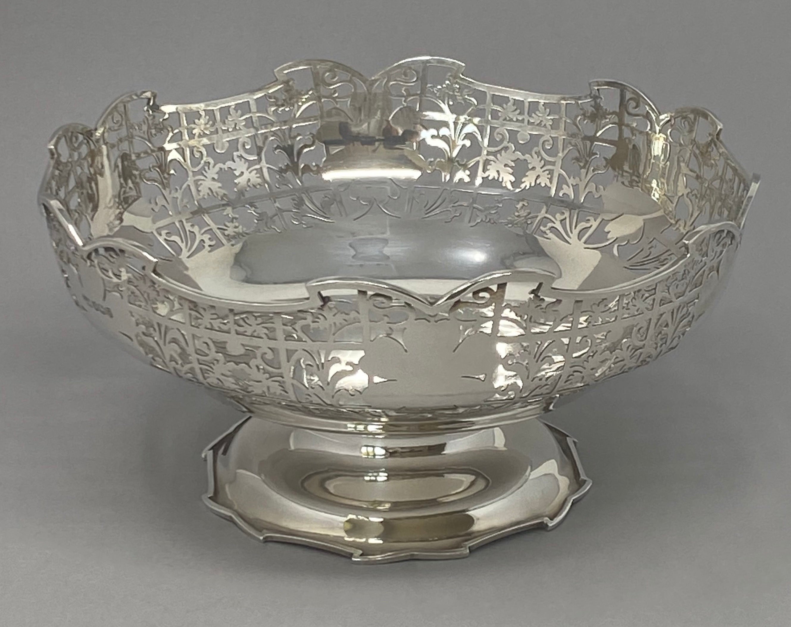 Hand Pierced Silver Bowl
