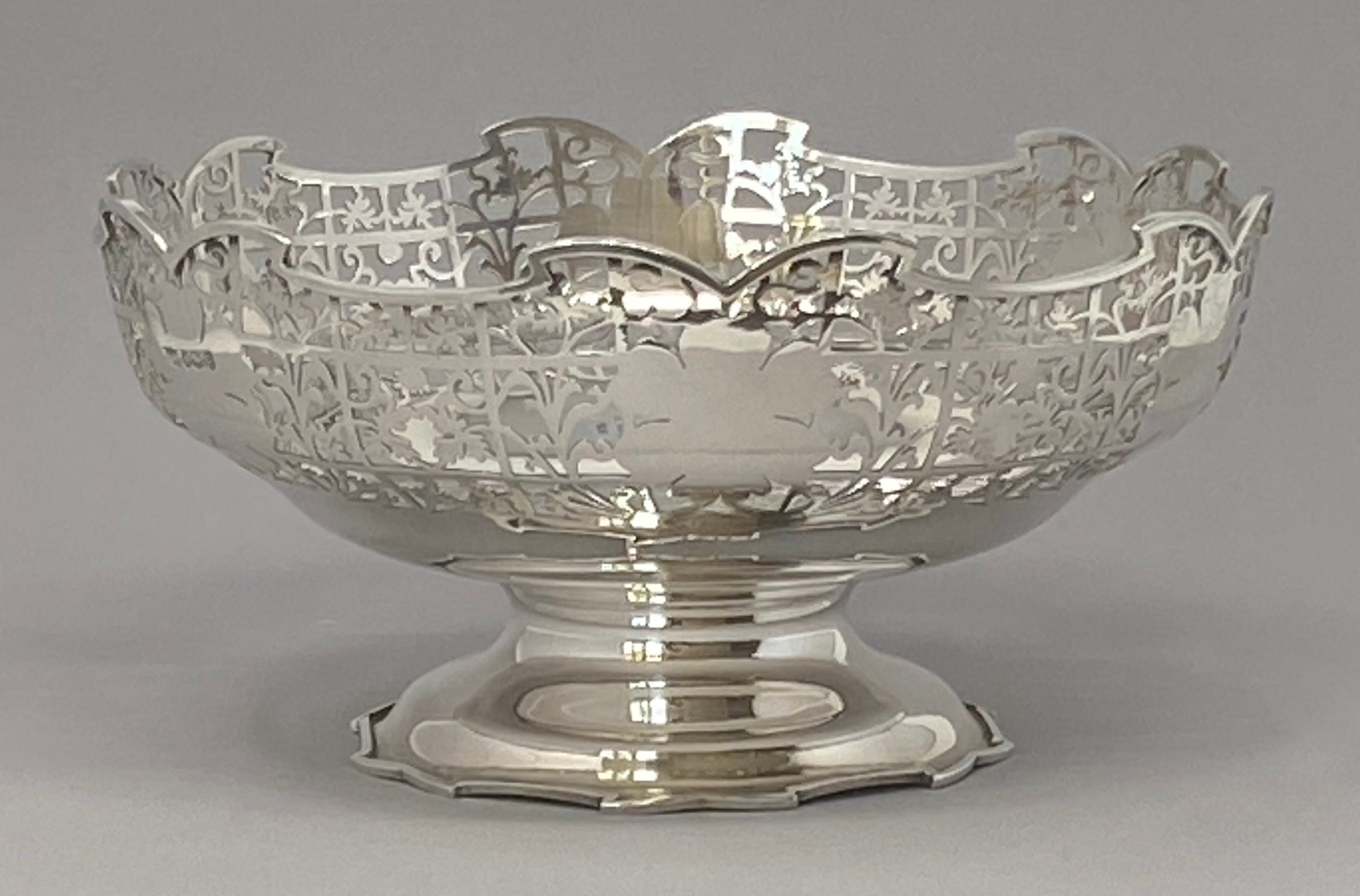 Hand Pierced Silver Bowl