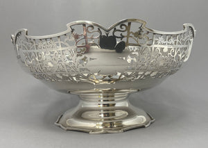 Hand Pierced Silver Bowl