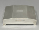 Load image into Gallery viewer, Art Deco Style Silver Cigarette Box
