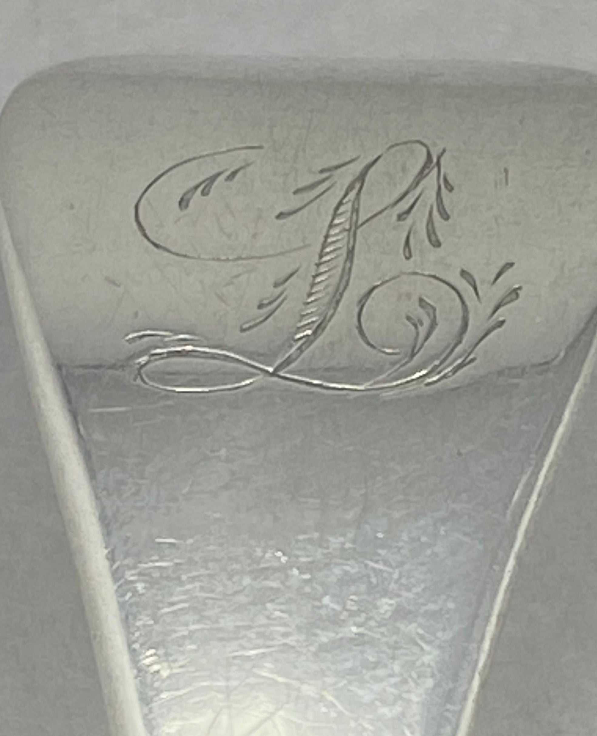 Antique George III Silver Caddy Spoon