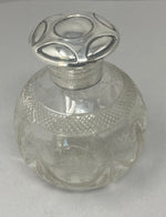 Load image into Gallery viewer, Antique Silver and Glass Perfume Bottle
