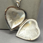 Load image into Gallery viewer, Vintage Silver Heart Shaped Locket on Chain
