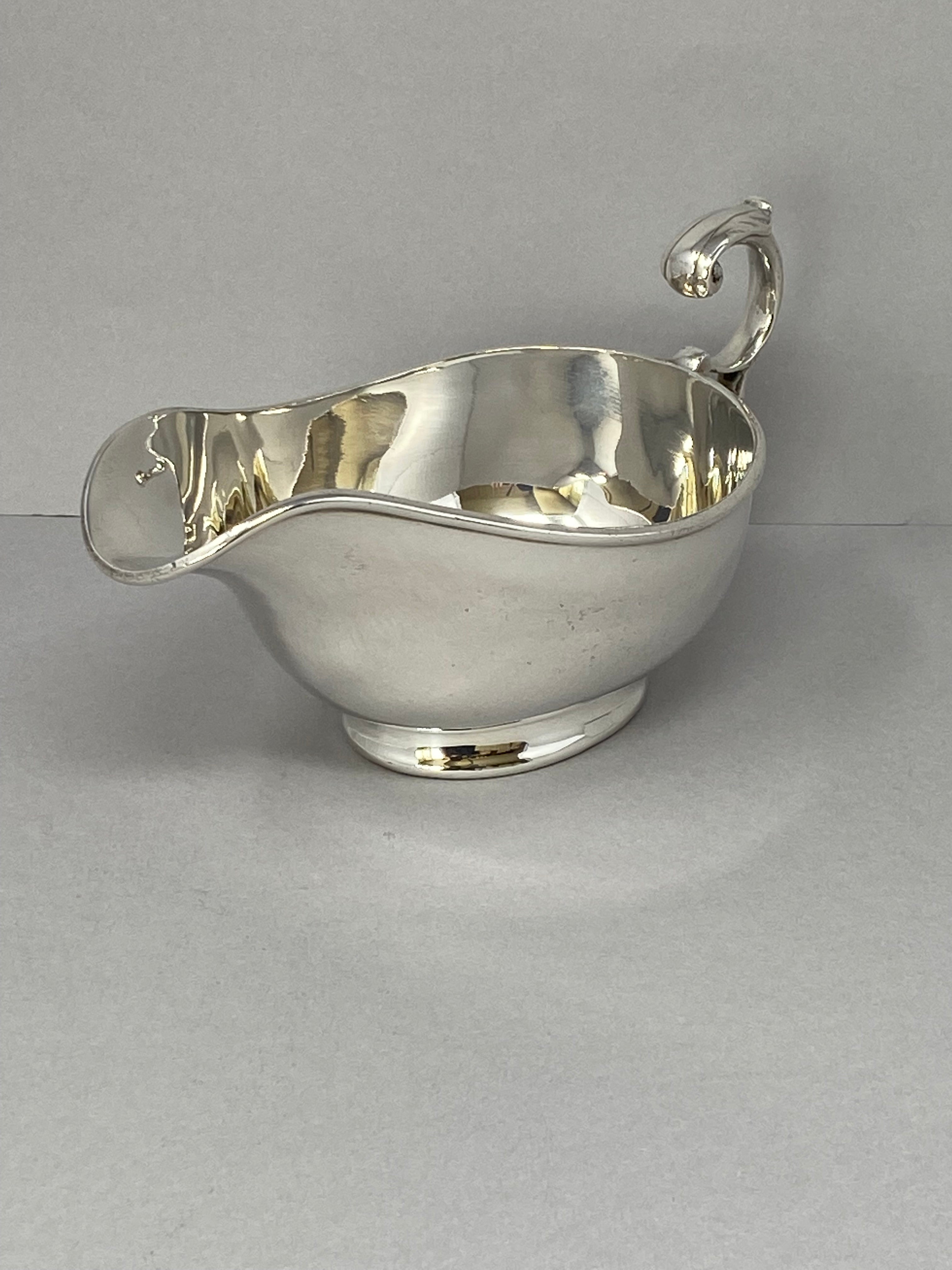 Antique Silver plate Sauce Boat