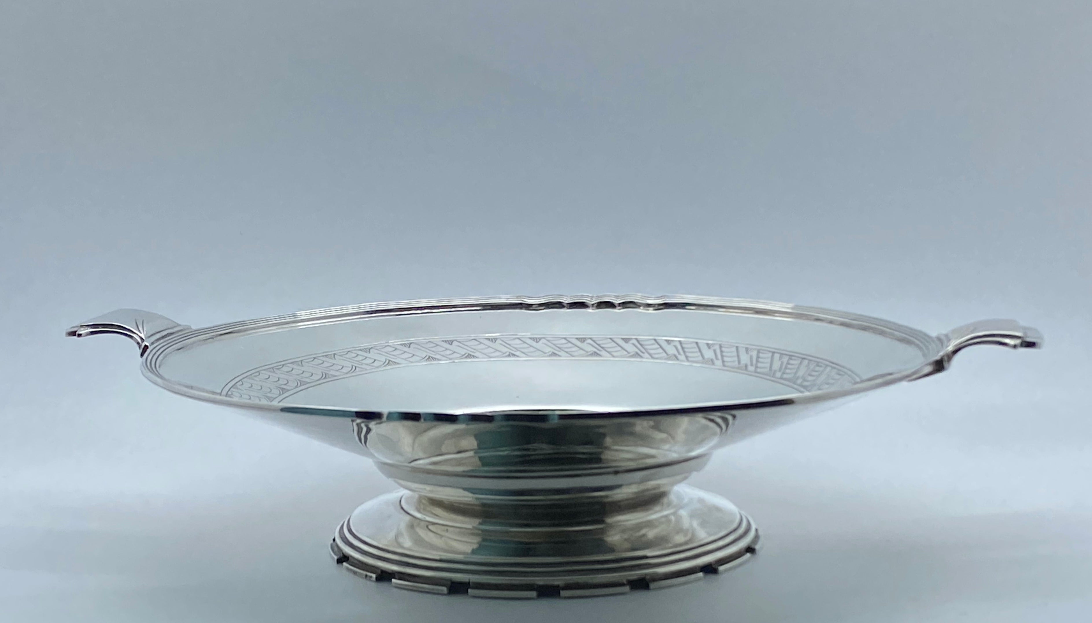 Sterling Silver Art Deco Dish fully hallmarked