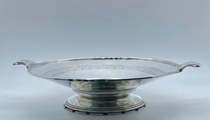 Sterling Silver Art Deco Dish fully hallmarked