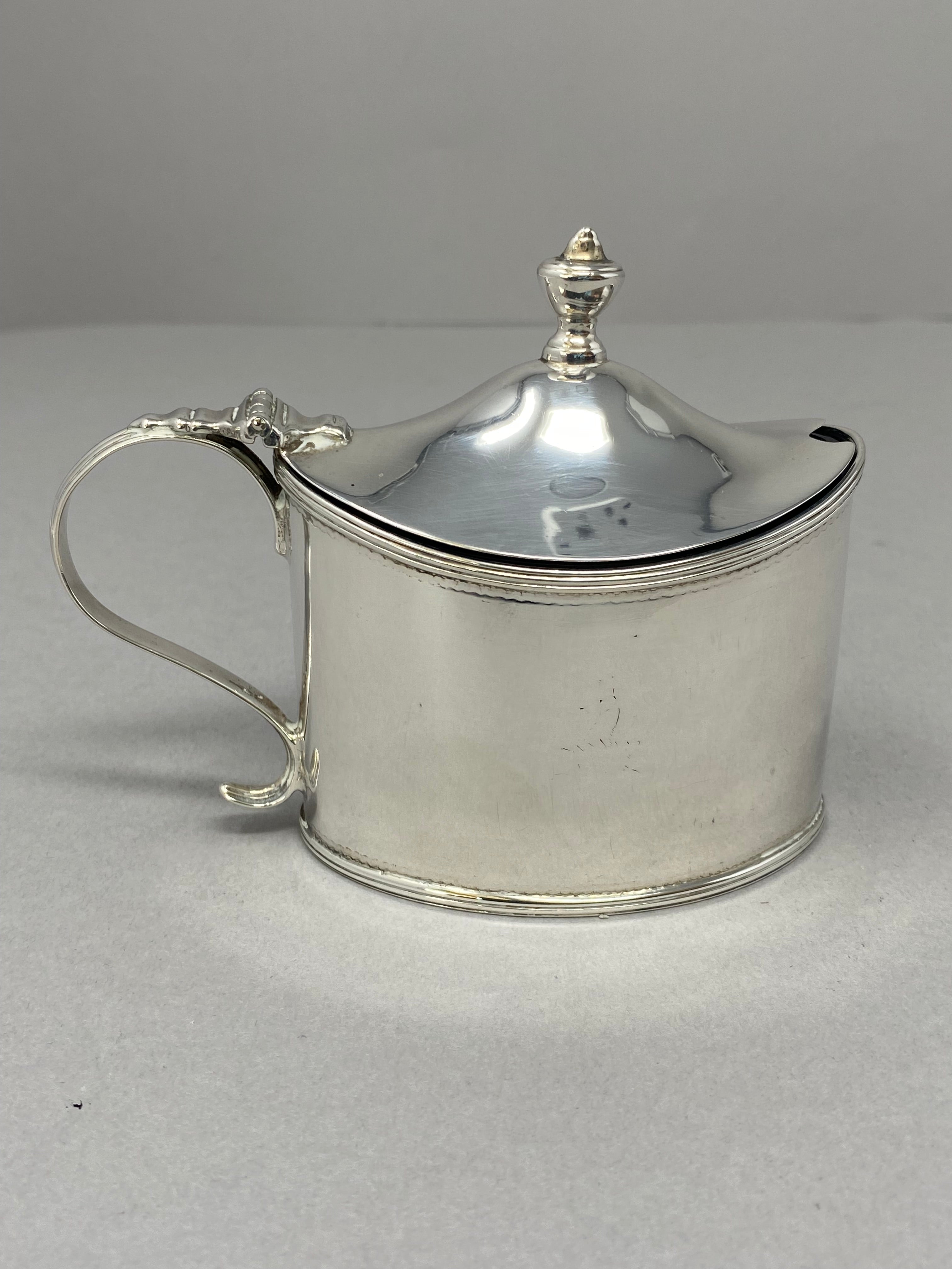 Antique George III Silver Mustard Pot