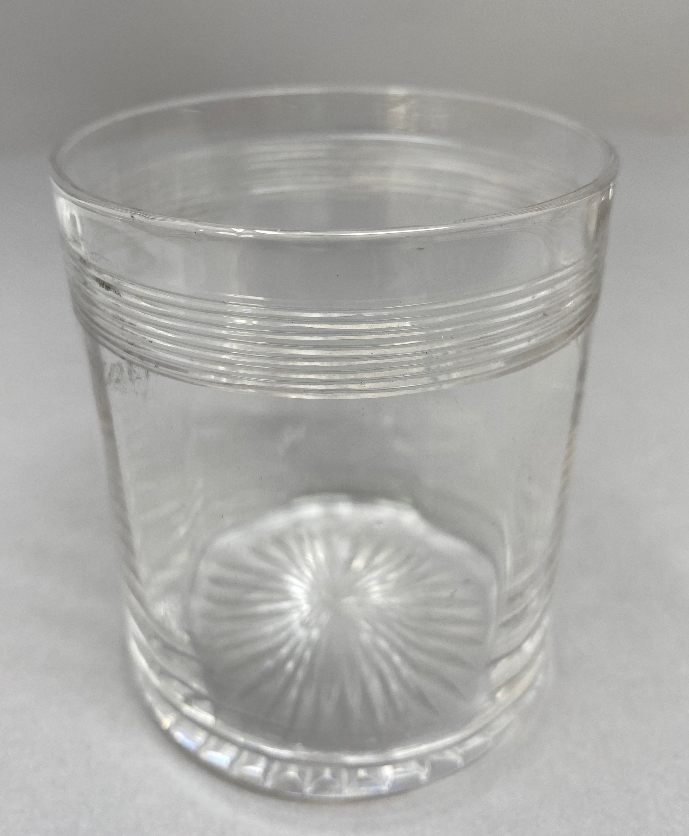 Antique Silver Preserve Jar with Spoon and Glass Liner