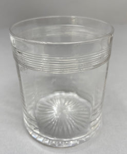 Antique Silver Preserve Jar with Spoon and Glass Liner