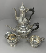 Load image into Gallery viewer, Silver Tea and Coffee Set - four pieces
