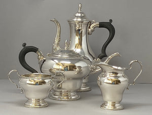 Silver Tea and Coffee Set - four pieces