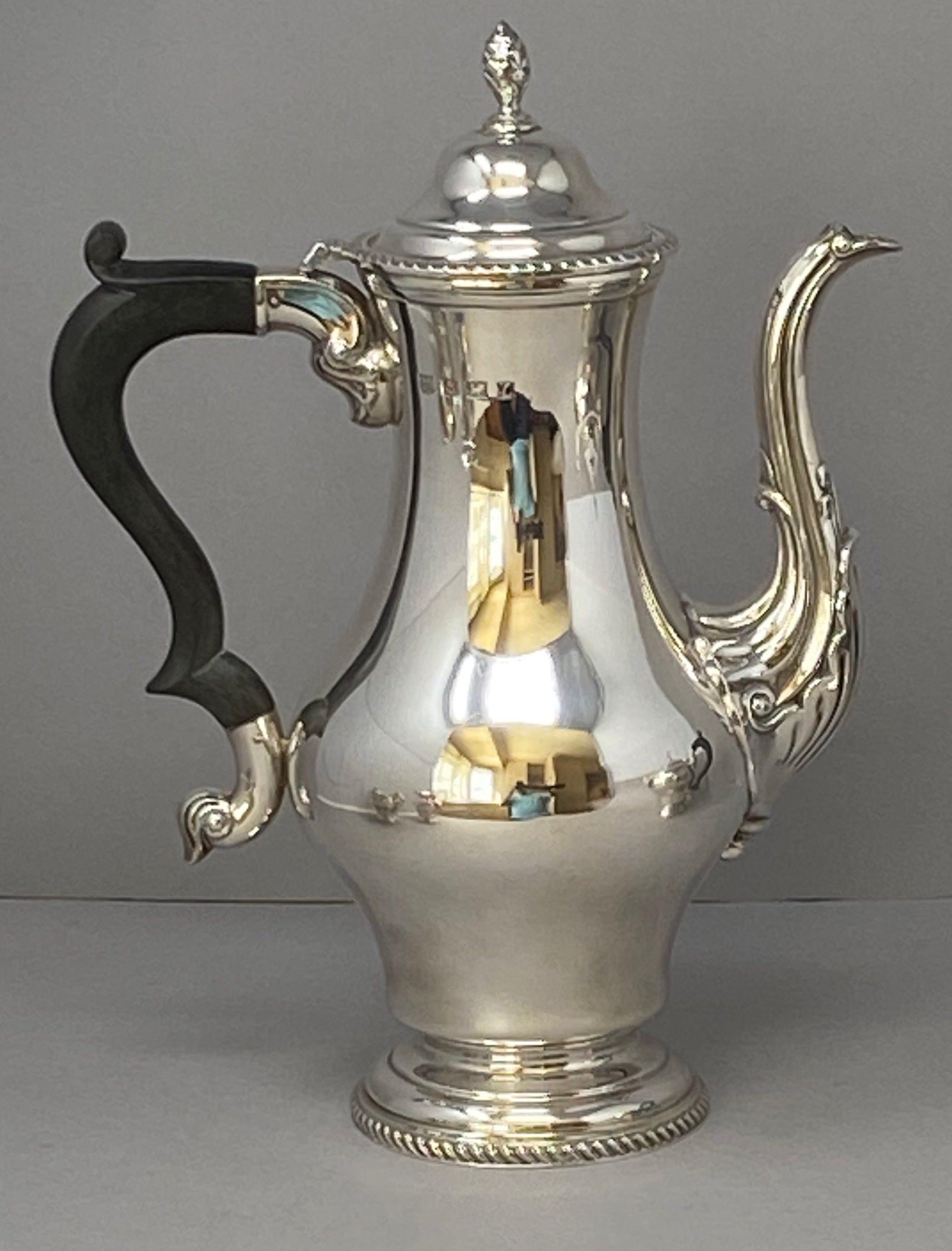 Silver Tea and Coffee Set - four pieces