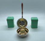 Load image into Gallery viewer, English Silver Tea Strainer and Drip Bowl
