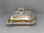 Load image into Gallery viewer, Antique Silver Plated Entree Dish
