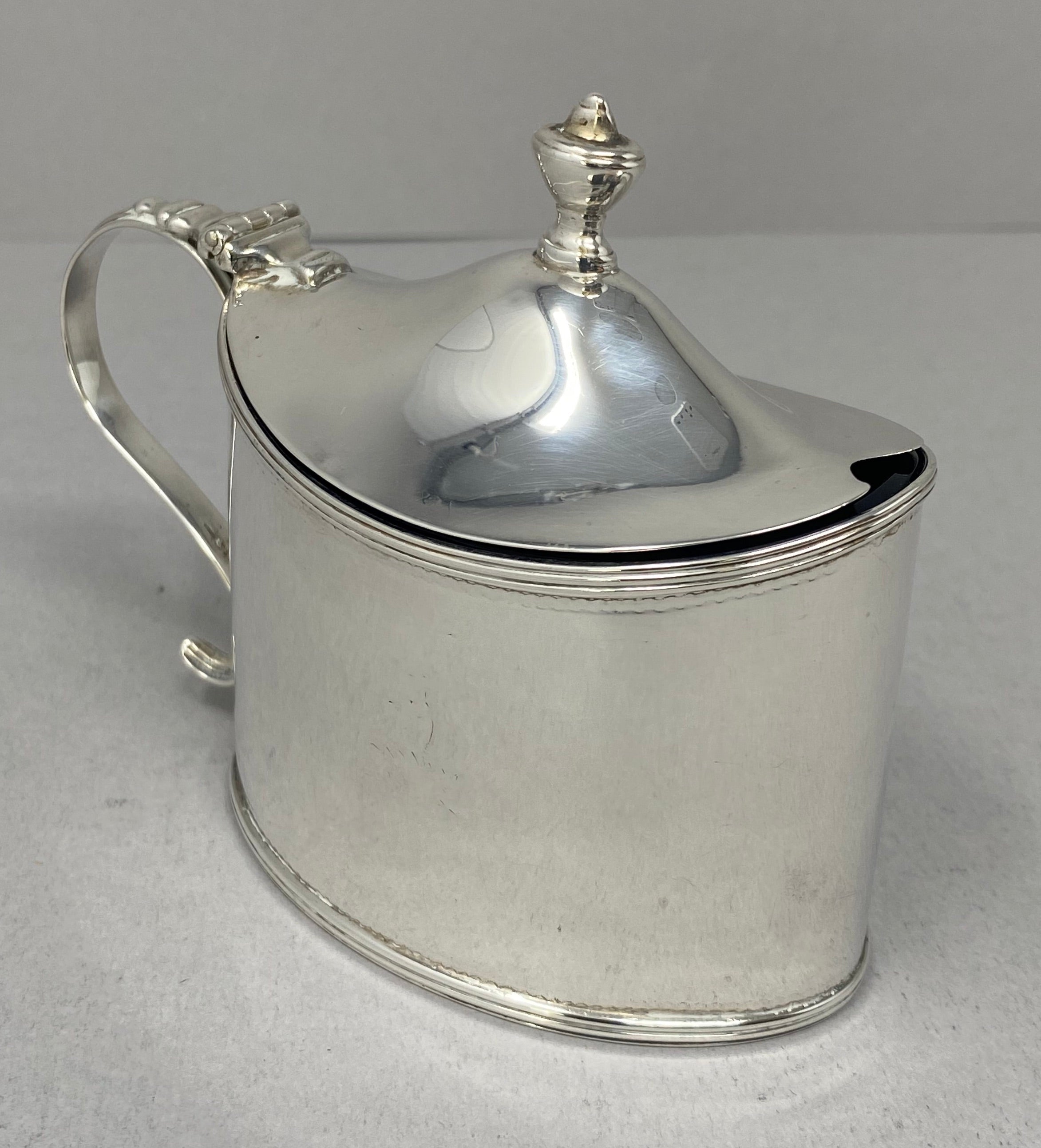 Antique George III Silver Mustard Pot