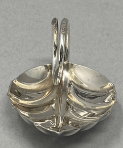 Leaf Shaped Silver Caddy Spoon