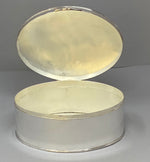 Load image into Gallery viewer, Antique Silver Plated Oval Table Box
