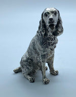Load image into Gallery viewer, Sterling Silver Springer Spaniel, Sitting
