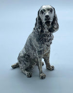 Load image into Gallery viewer, Sterling Silver Springer Spaniel, Sitting
