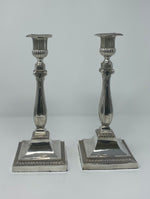 Load image into Gallery viewer, Antique Silver Candlesticks
