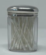 Load image into Gallery viewer, Antique Victoria Silver and Glass Dresser Jar
