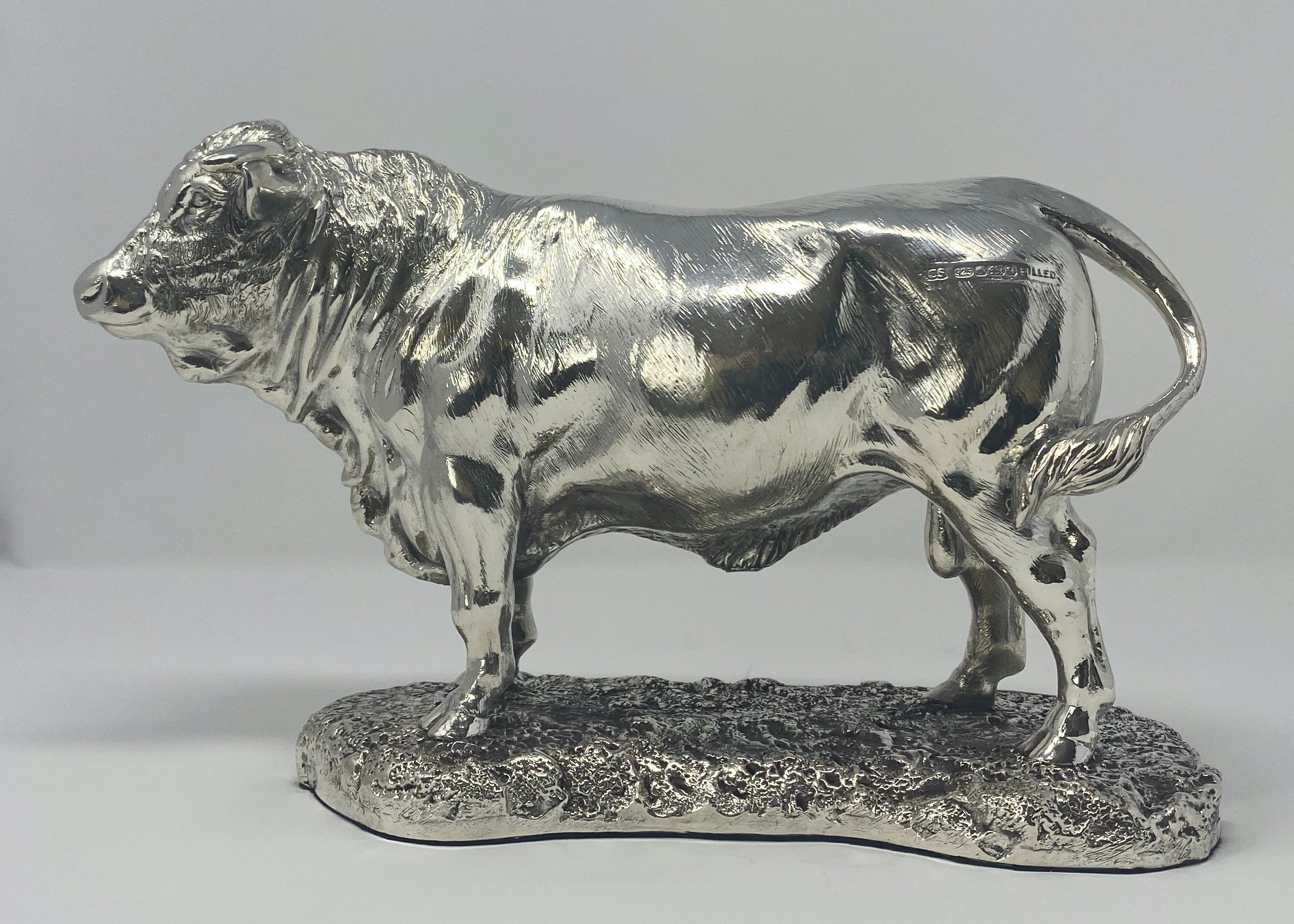 Sterling Silver Bull