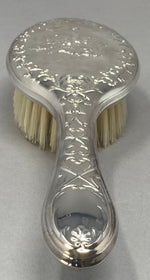 Load image into Gallery viewer, Silver Plated Pure Bristle Hair Brush
