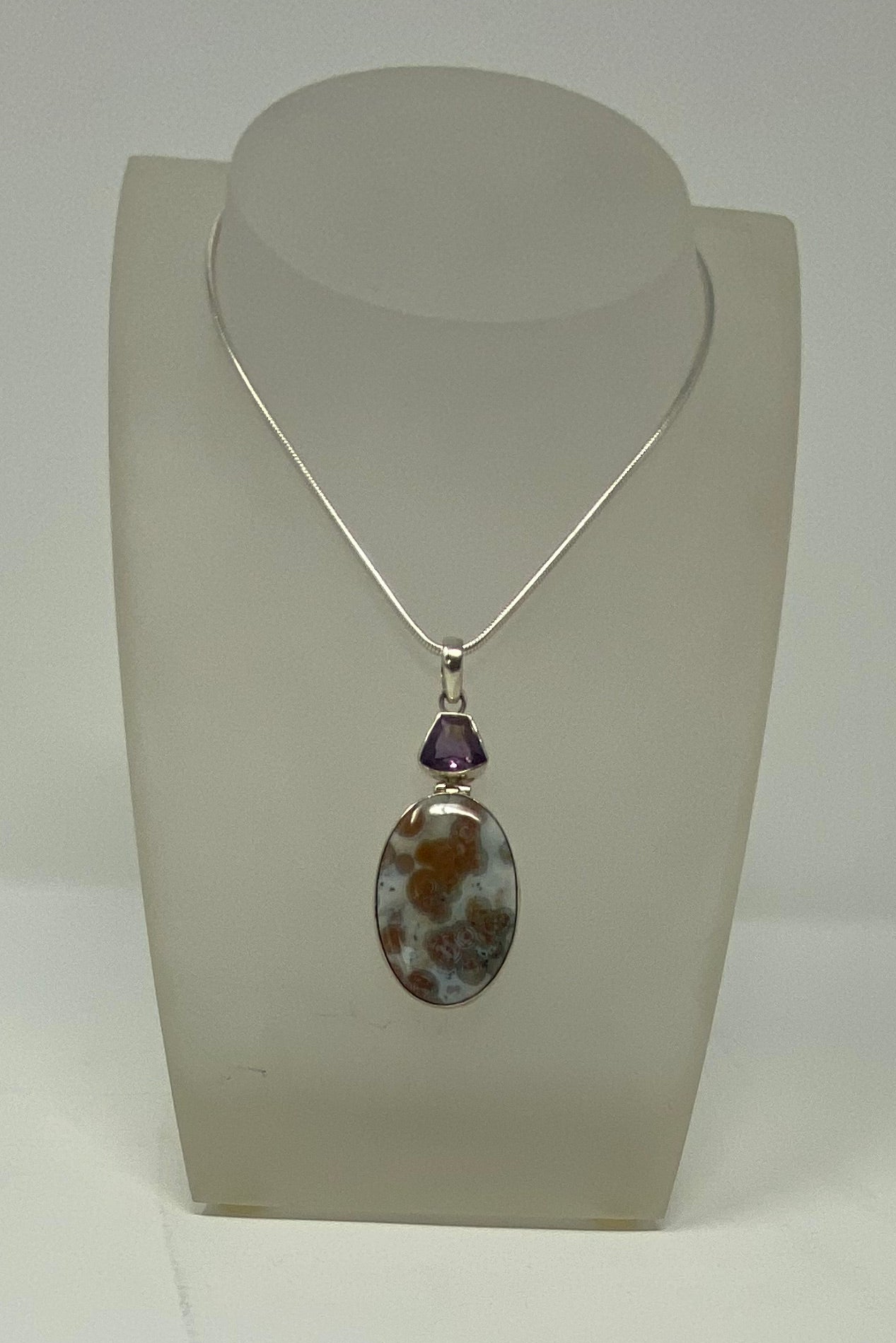 Amethyst and Jasper Necklace