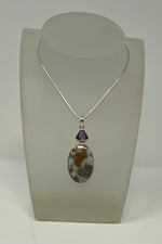 Load image into Gallery viewer, Amethyst and Jasper Necklace
