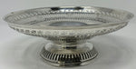 Load image into Gallery viewer, Antique Silver Pierced Dish on a Pierced Foot
