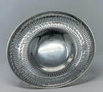 Load image into Gallery viewer, Antique Silver Pierced Dish on a Pierced Foot
