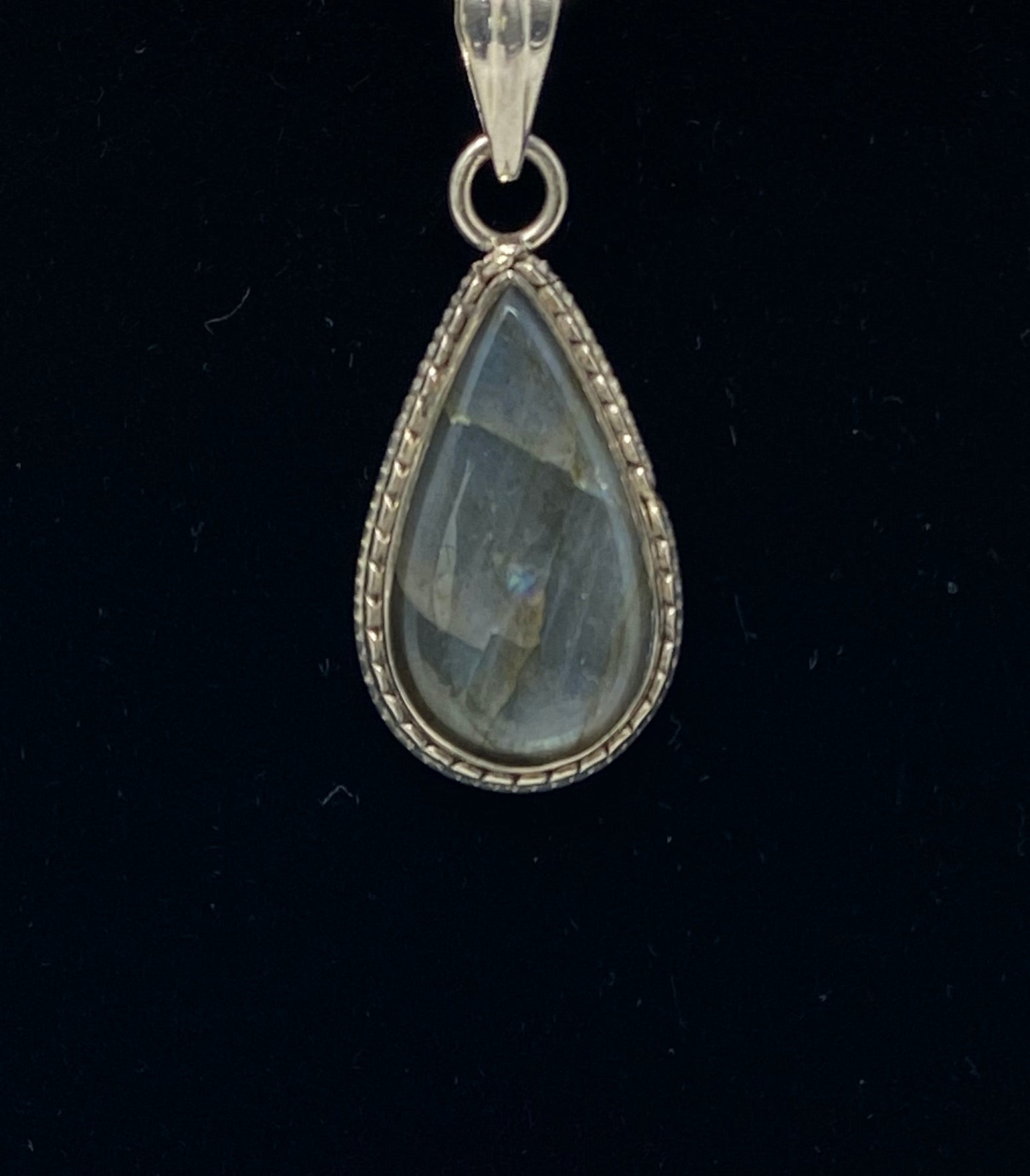 Silver and Labradorite Necklace
