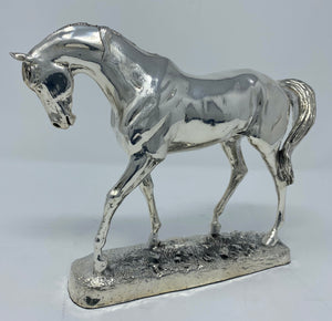 Sterling Silver Horse, Thoroughbred