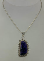 Load image into Gallery viewer, Silver and Charoite Necklace
