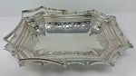 Load image into Gallery viewer, Antique Silver Plated Oblong Swing Handled Basket
