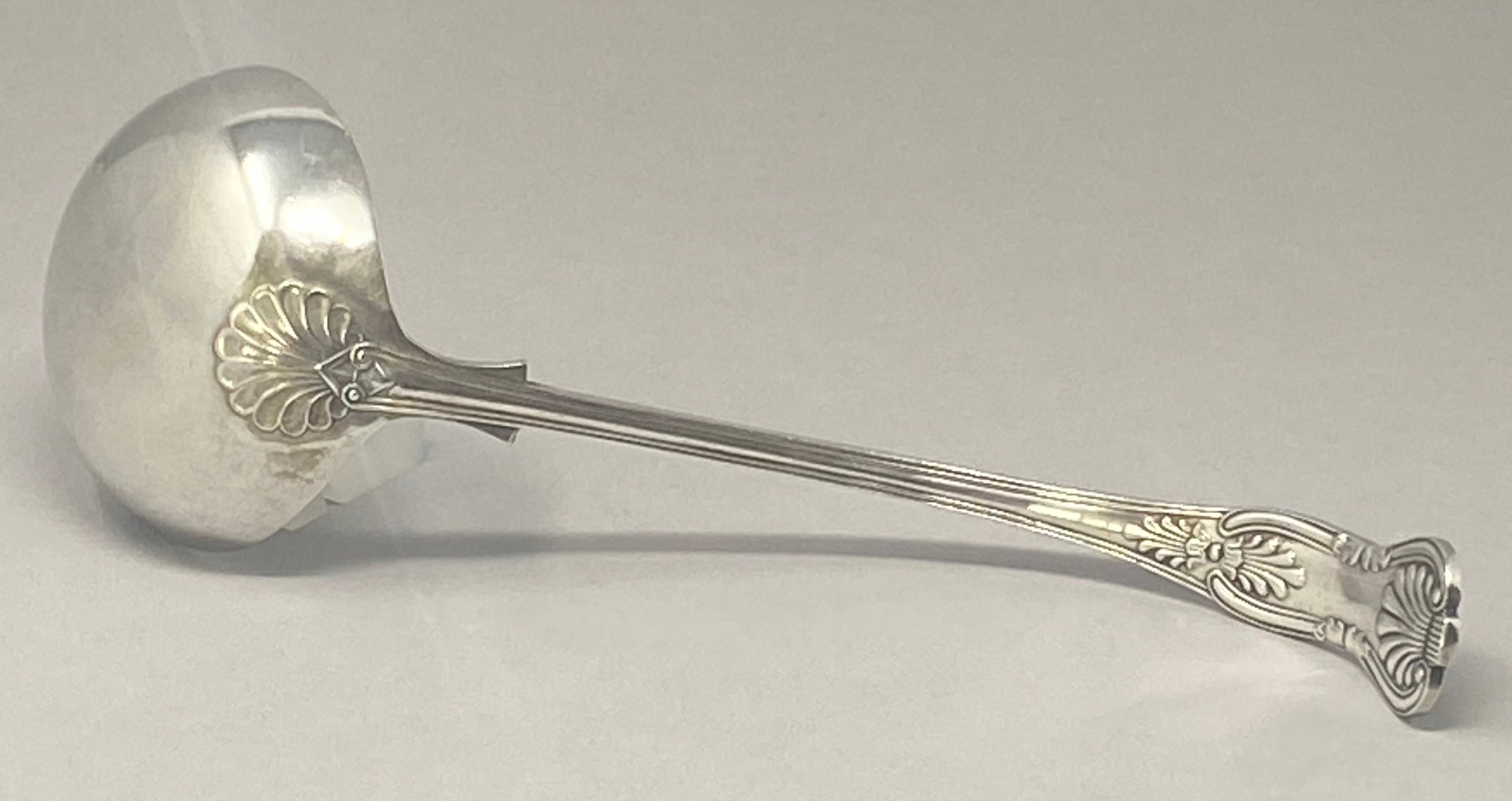 Antique Kings Pattern Silver Plated Ladle