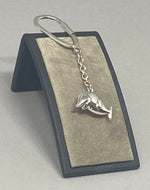 Load image into Gallery viewer, Silver Dolphin Keyring
