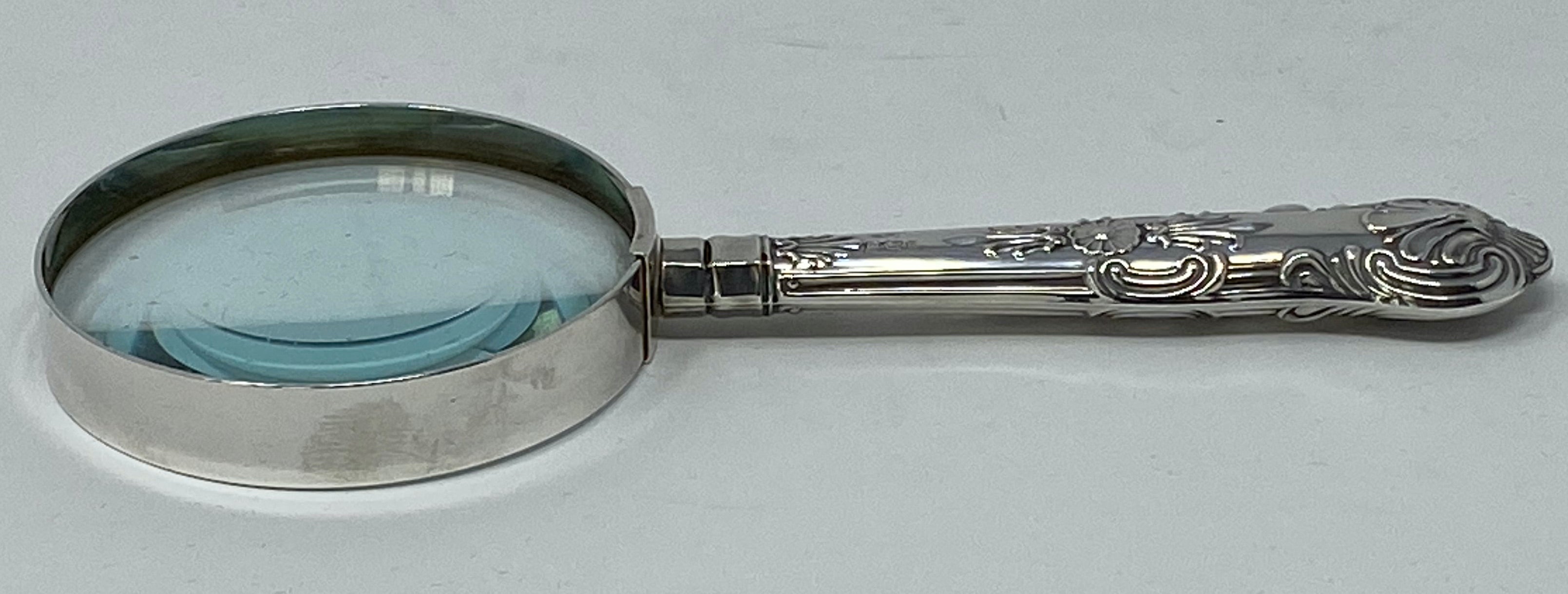 Silver Handled Magnifying Glass