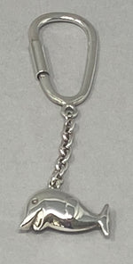 Load image into Gallery viewer, Silver Dolphin Keyring
