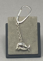 Load image into Gallery viewer, Silver Dolphin Keyring
