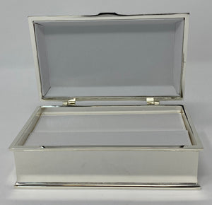 Silver Plated Jewellery Box